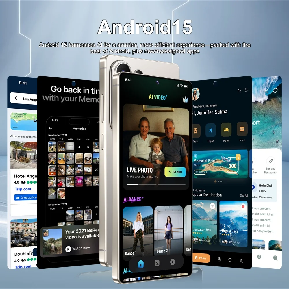 K-Touch Cell Phone For C26 Ultra Smartphone Android 5G 7.3 Inch HD Full Display Mobile Phones 22GB RAM 2TB ROM 7800mAh Battery 48MP Camera Face Recognition Dual SIM Unlocked Android 15 Smartphone 5G Cell Phone