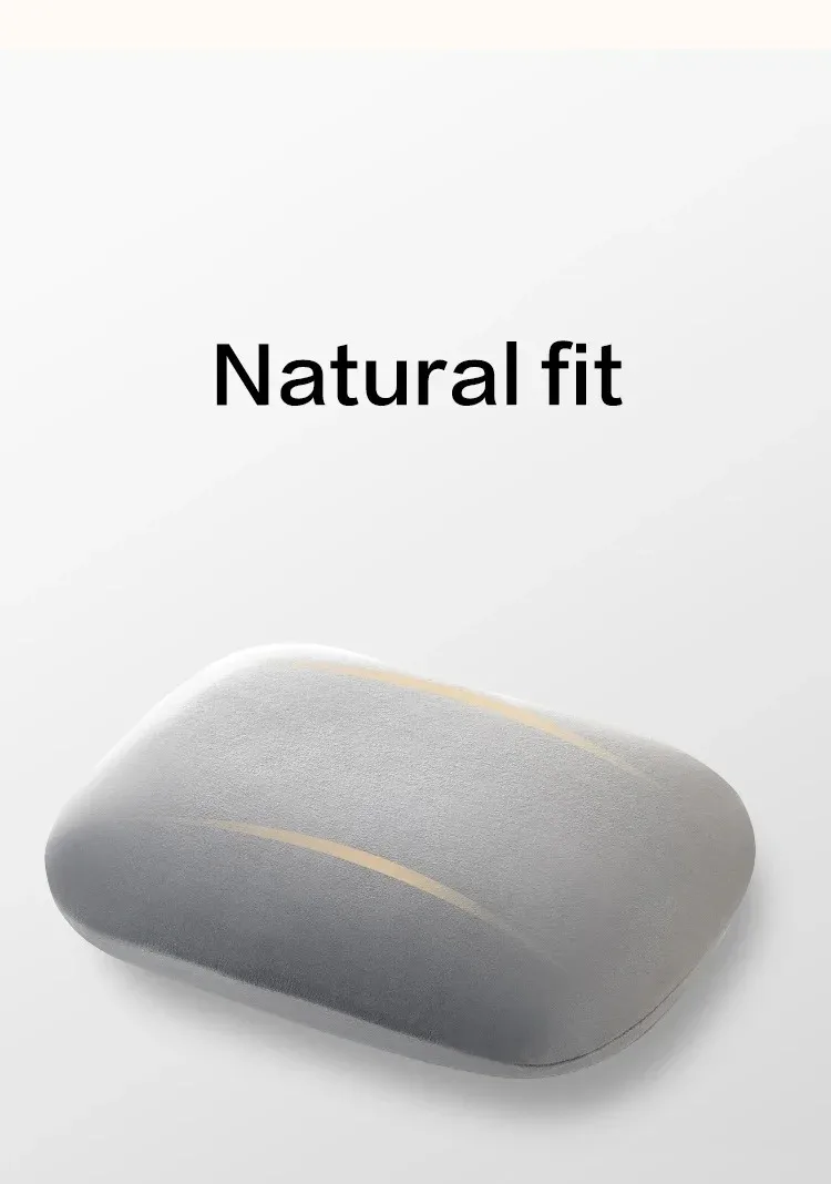 وسادة رقبة من إسفنج الذاكرة متعددة الوظائف، وسادة سفر ناعمة انتعاش بطيء للنوم، وسائد قيلولة للتدليك الصحي عنق الرحم