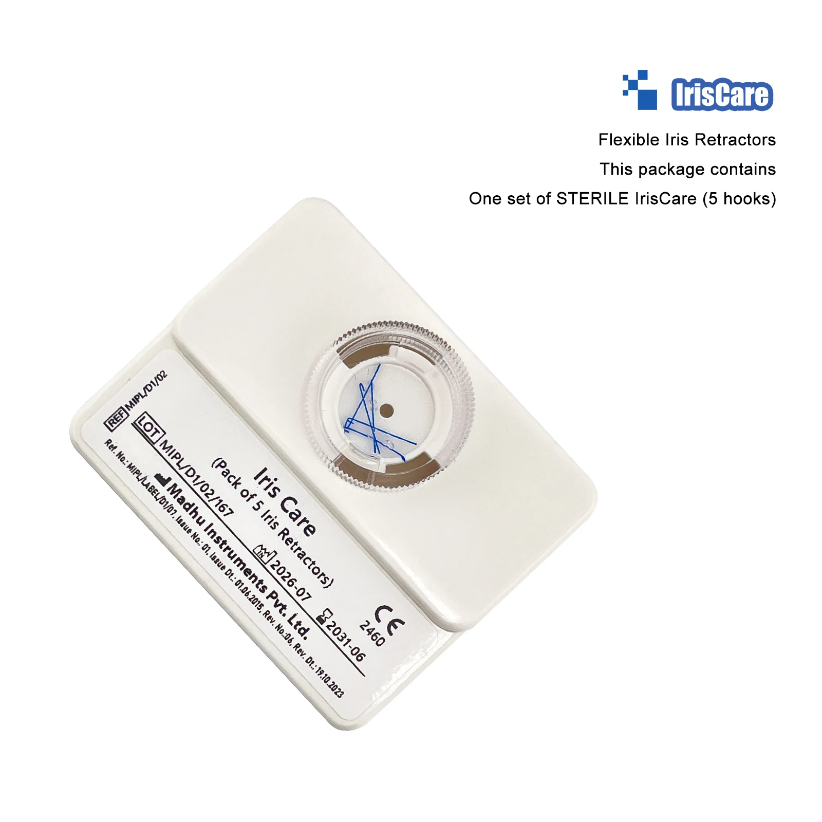 Optima Flexible Iris Retractors Disposable Ophthalmic Iris Retractor for Cataract Eye Micro Surgery