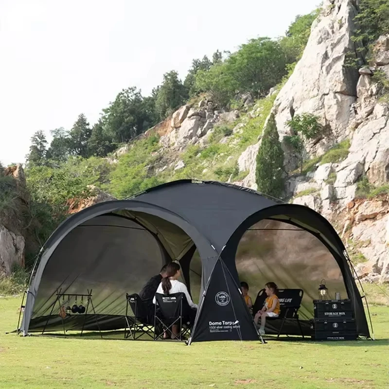 Camping Dome Tents for Outdoor, Tarp or Accessory, Big Canopy, Beach Awning, Waterproof Picnic Tent, 8-10 Persons