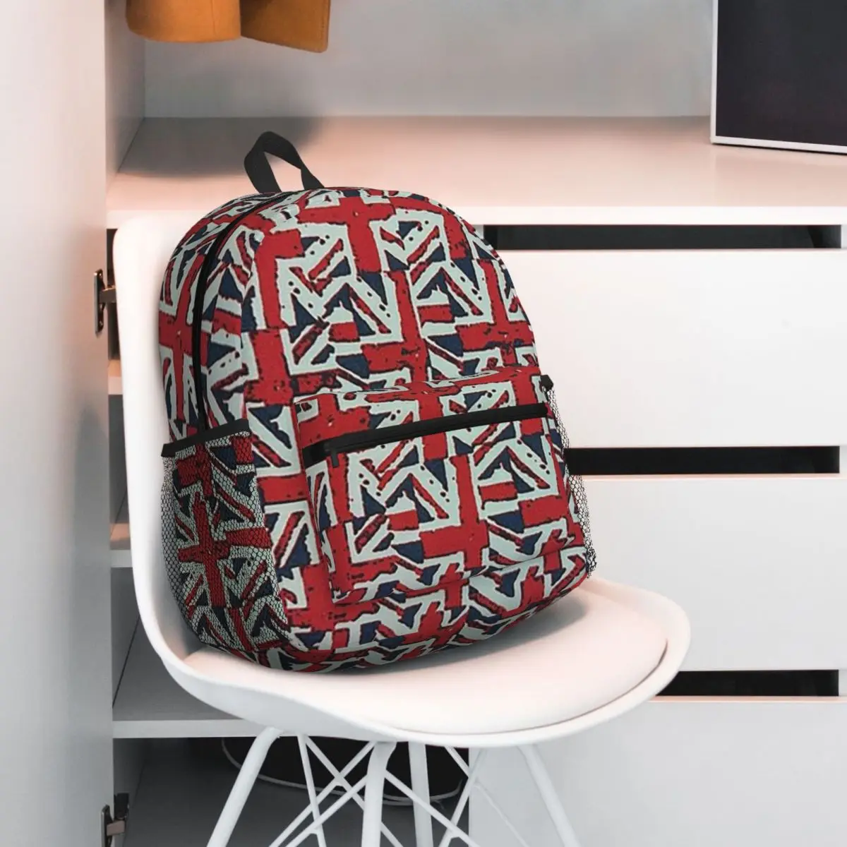 

British Flag Backpack Student BookBag Children School Bag Computer Shoulder Bags for Boys Girls