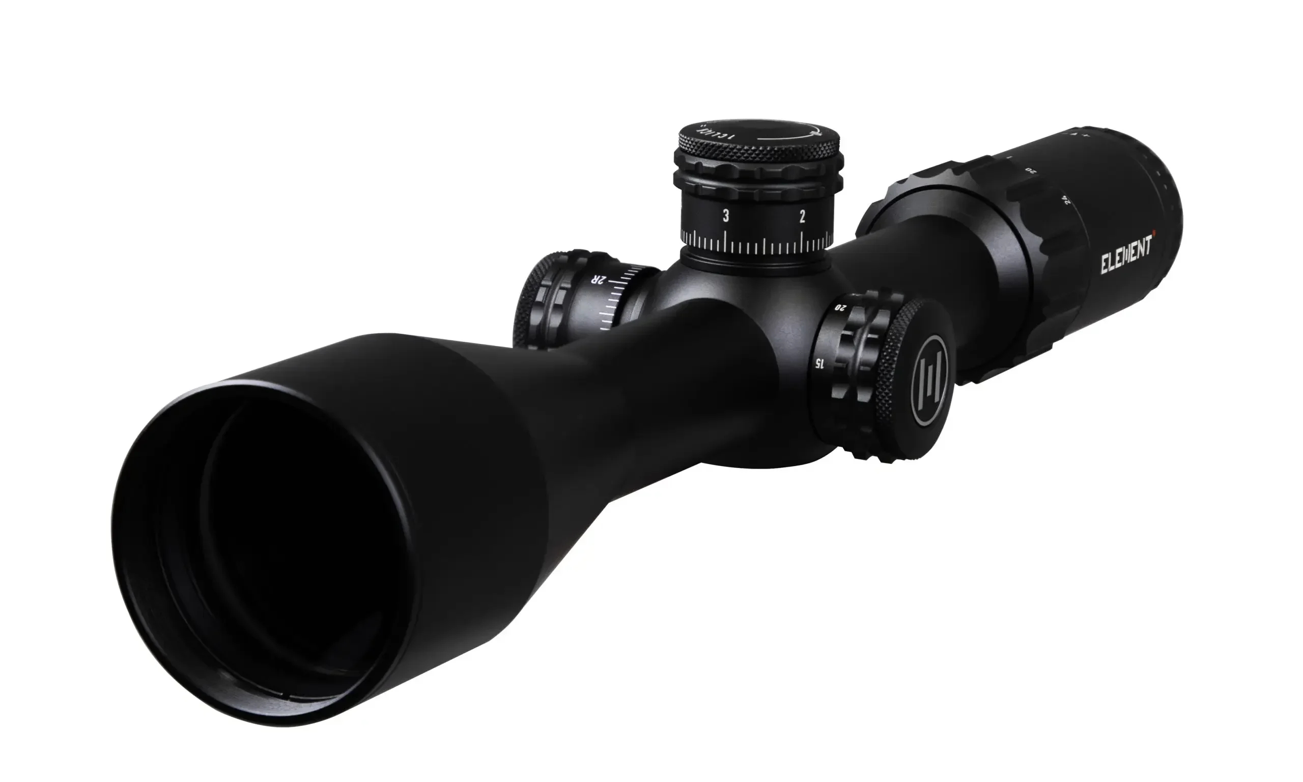 ELEMENT Optics HELIX 6-24x50 FFP Riflescope – 30mm Tube MRAD APR-2D Reticle Zero-Stop Turrets for Close to Long-Range Precision