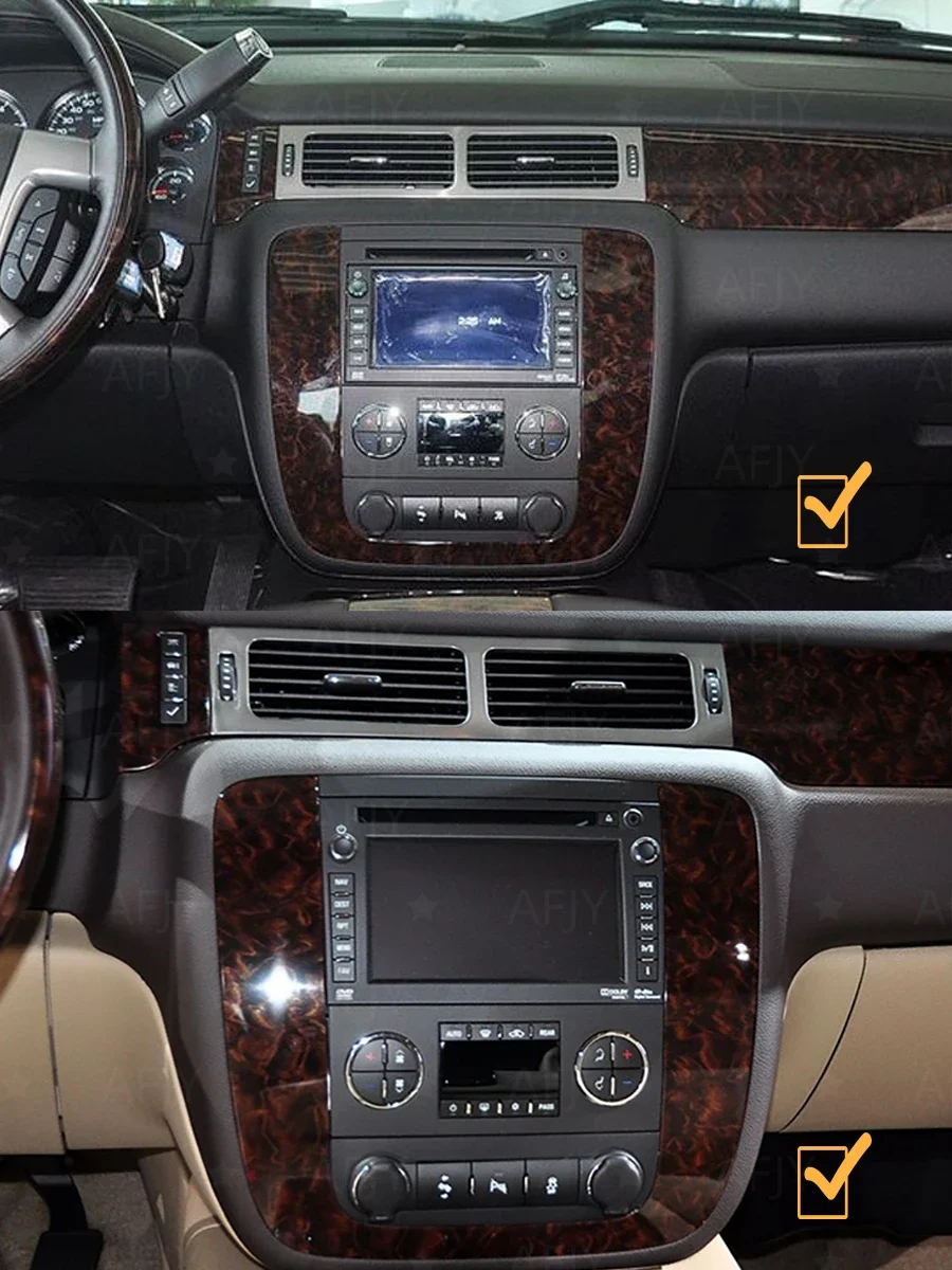 13inch Qled Screen Car Radio For GMC Yukon Chevrolet Tahoe Silverado 2007- 2014 Android Video Player Carplay Stereo Tape Recorde