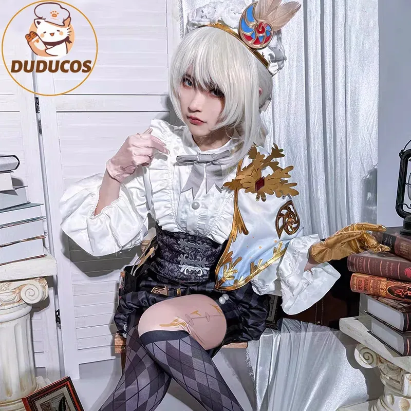 DUD SR dentity V Game Survivor Painter Cosplay Costumes Edgar Valden Golden Ratio Shirt Pumpkin Pants Set Women Man Halloween