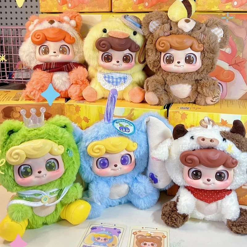 Genuine Q.Kids Animal Preschool Series Blind Box Cute Vinyl Plush Doll Mystery Box Collect Toy Model Decoration Children Gift