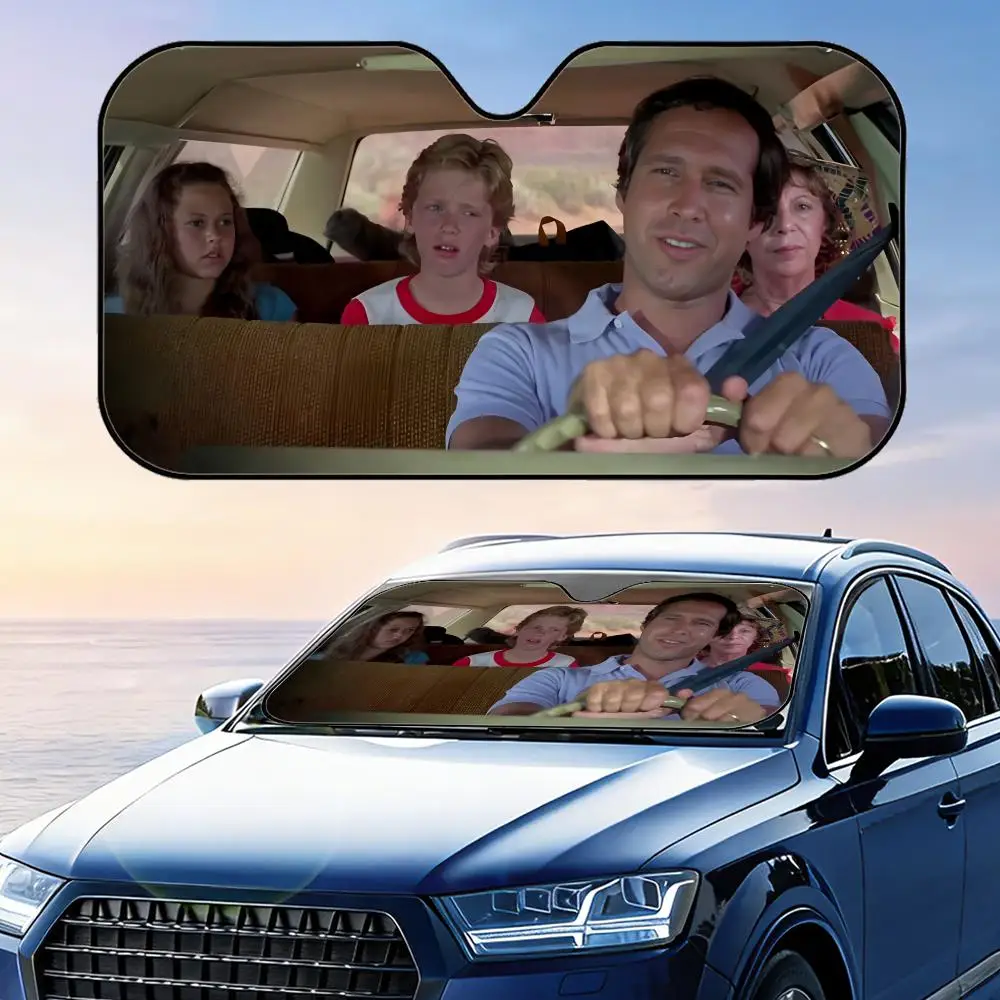 

National Lampoon's Vacation Sun Visor Foldable Car Windshield Sun Shade UV Protection Reflective Heat Insulation Reusable Cover