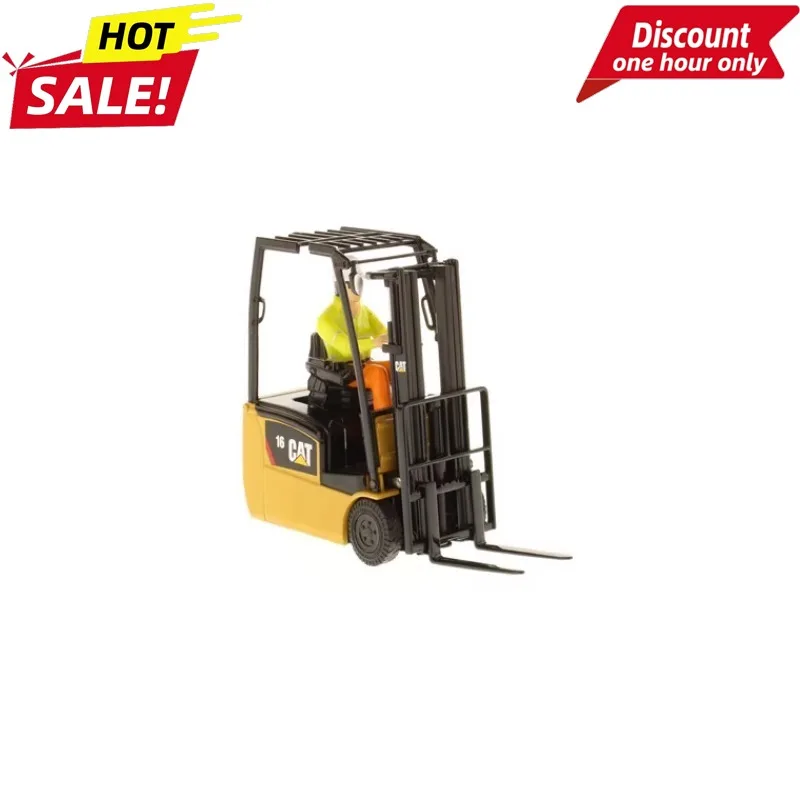 

DM for Caterpillar CAT E16C PNT Tri-Wheel Forklift Alloy Engineering Truck Forklift Model 1:25 85504