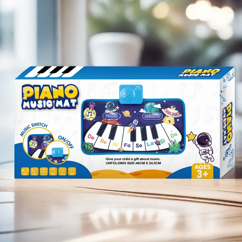 Piano Mat For Kids Multi-Mode Toddlers Floor Keyboard Dance Mat Play Musical Carpet Music Instrument Toys Toddlers Girl Boy Gift