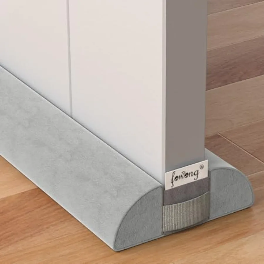 

2 Pack Door Draft Stopper 32 Inch Adjustable Under Door Noise Stopper, Soundproofing 30" to 32" Draft Blocker Seal Large Gap up
