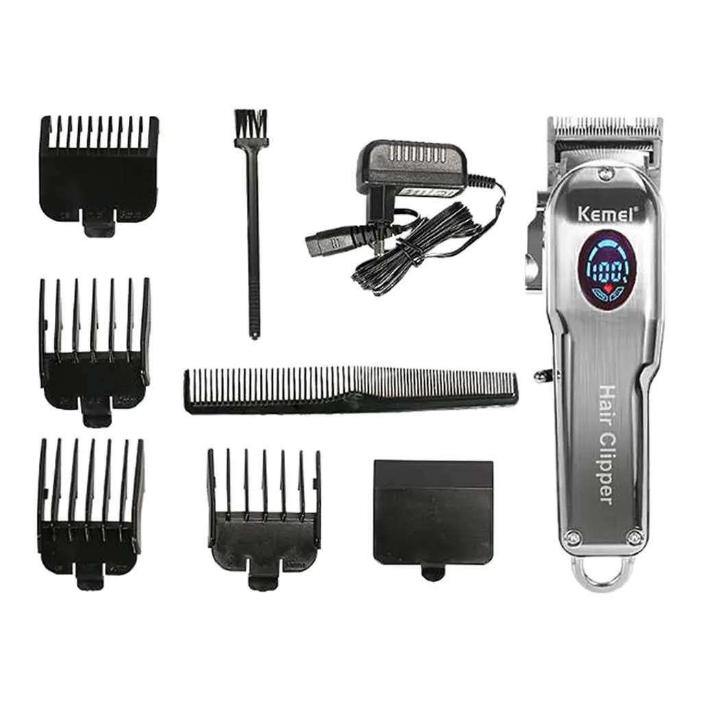 Kemei KM-2002 Metal Electric Hair Shaver Trimmer Cutter EU Plug