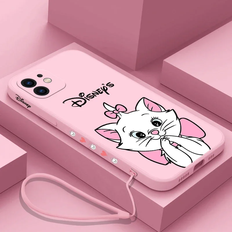 Side Print Disneys Marie Cat Phone Case For Xiaomi Redmi Note 12 11 11E 10A 11T 10T 10S 9T 9 8 7 Pro Plus 10A 10C 9A Cases