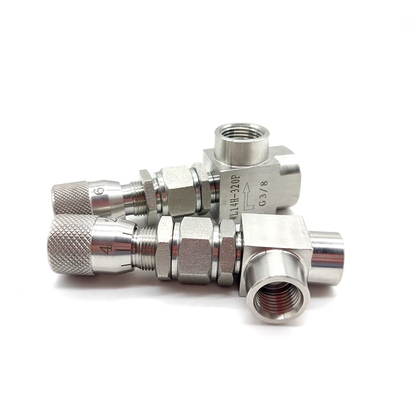 304 Rvs Vrouwelijke Draad Naald Valve 1/8 \
