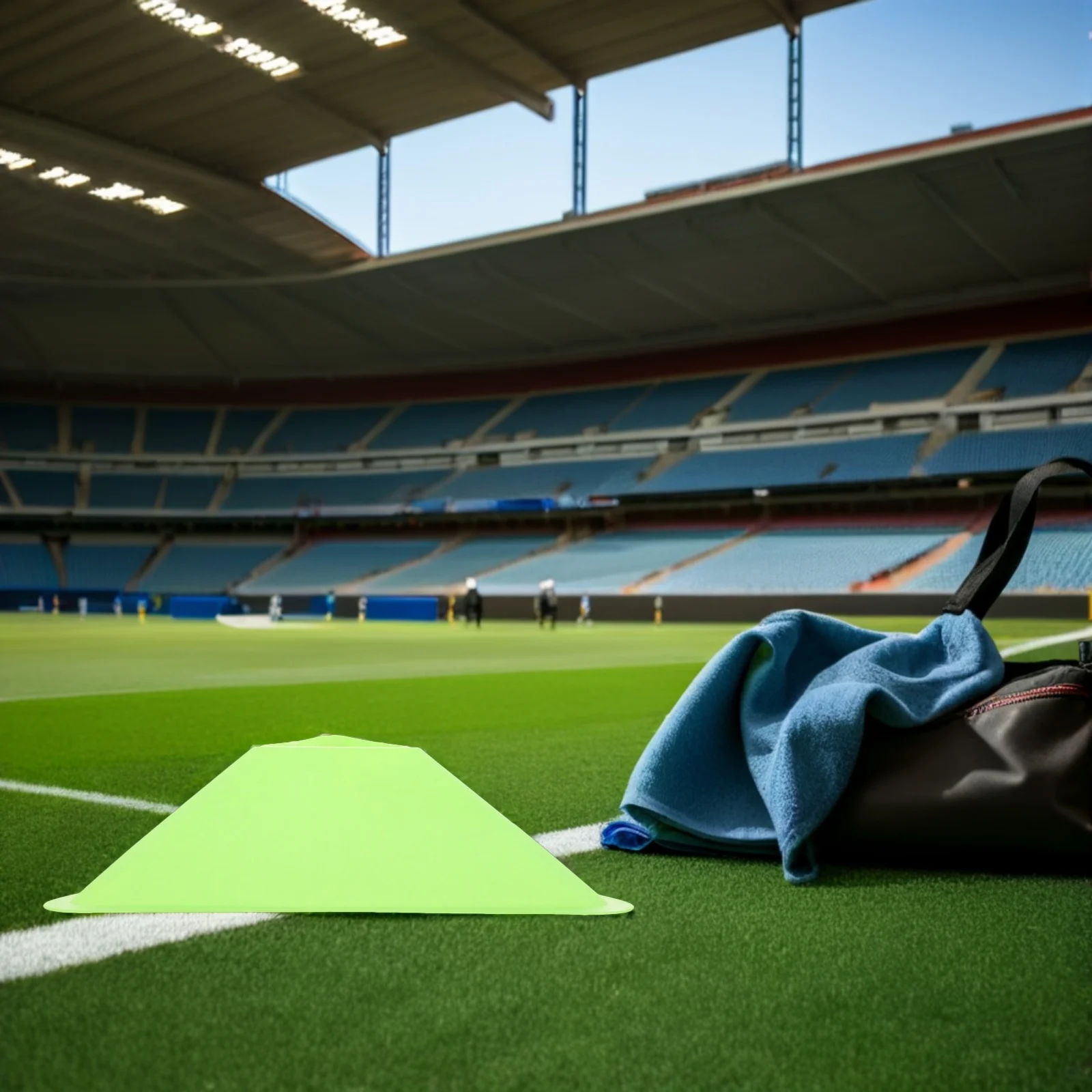 

20Pcs Athletic Cones Soccer Practice Markers Easy Setup Storage Ideal for Individual Team Drills Exercise Cones