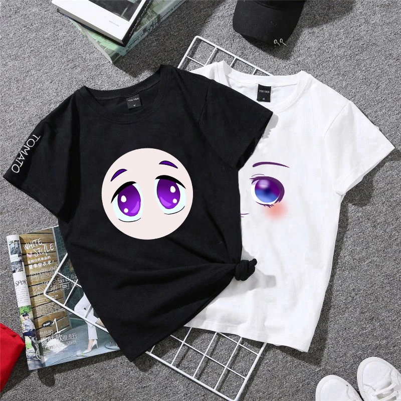 Cartoon Beauty Eye Iron On Patches For DIY Anime Face Heat Transfer Clothes T-Shirt Thermal Stickers Decoration Printing