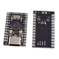 ATmega32U4 USB Type-C Pro Micro Development Board with 2 Row Pin Header Micro USB/Type-C Pro Micro Board for Leonardo USB Board