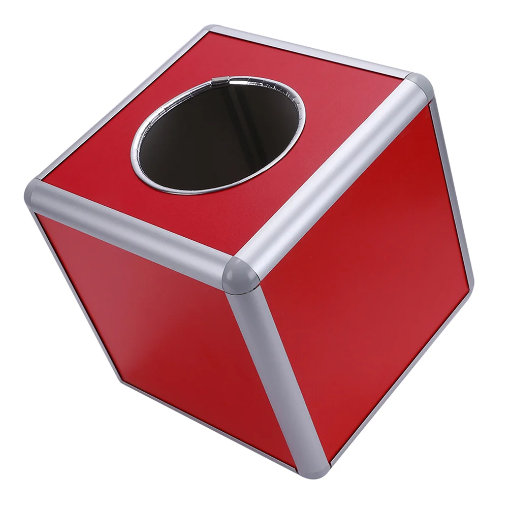 Lottery Box Ticket Birthday Party Supplies Wall-mounted Raffle Supply Aluminum Alloy Containers for Organizing Office