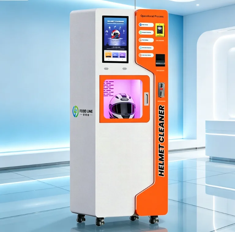 Export Standard  New Design Premium Helmet Cleaning Vending Machine with Aesthetic Appearance and Elegant Style