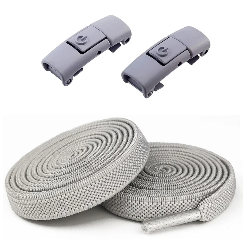 Druckverschluss-Schnürsenkel ohne Binden, Farbverlauf, flache elastische Schnürsenkel für Sneaker, Kinder und Erwachsene, Schnürsenkel ohne Binden für Schuhe, Zubehör