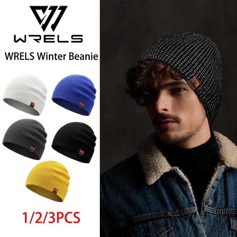 Running Cap Mesh - 1/2/3PCS WRELS Winter Cap Unisex Windproof