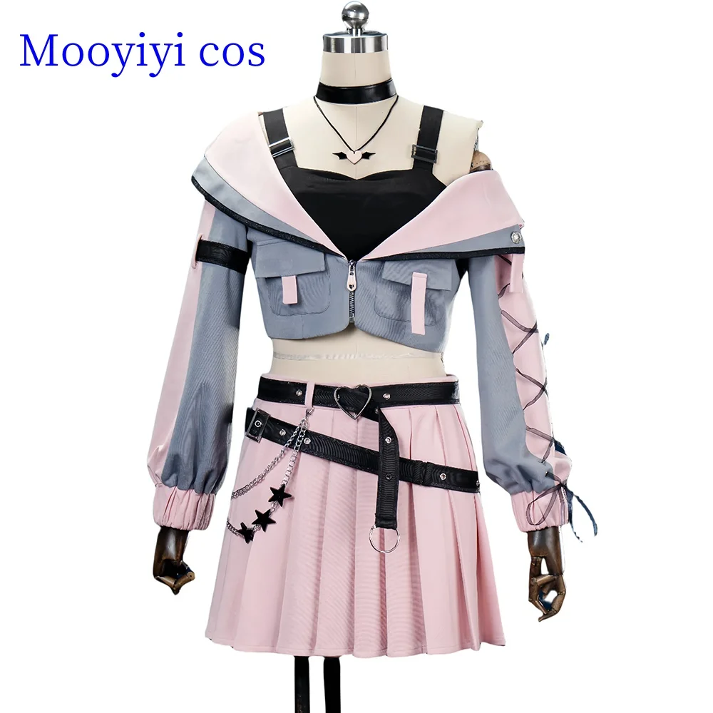 PJSK حديثا أكياما ميزوكي/موموي إيري/هاناساتو مينوري/كيريتاني هاروكا أزياء تنكرية للهالوين عيد الميلاد لعب الأدوار شيطان
