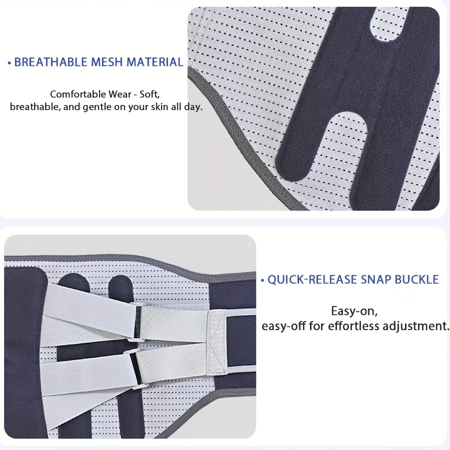 Lower Back Support Belt For Adjustable Belt, for Men/Women for work Breathable Mesh Design   For Non-Slip Waist Support