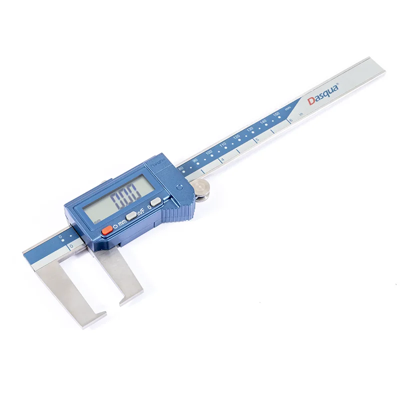 Dasqua Industrial IP54 Protection Against Range 0-150mm Solid Stainless Steel Electronic Digital Outside Neck Caliper