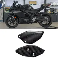 Para Yamaha R3 R25 2015-2025 protector de pedal de fibra de carbono protector de pie trasero accesorios de motocicleta