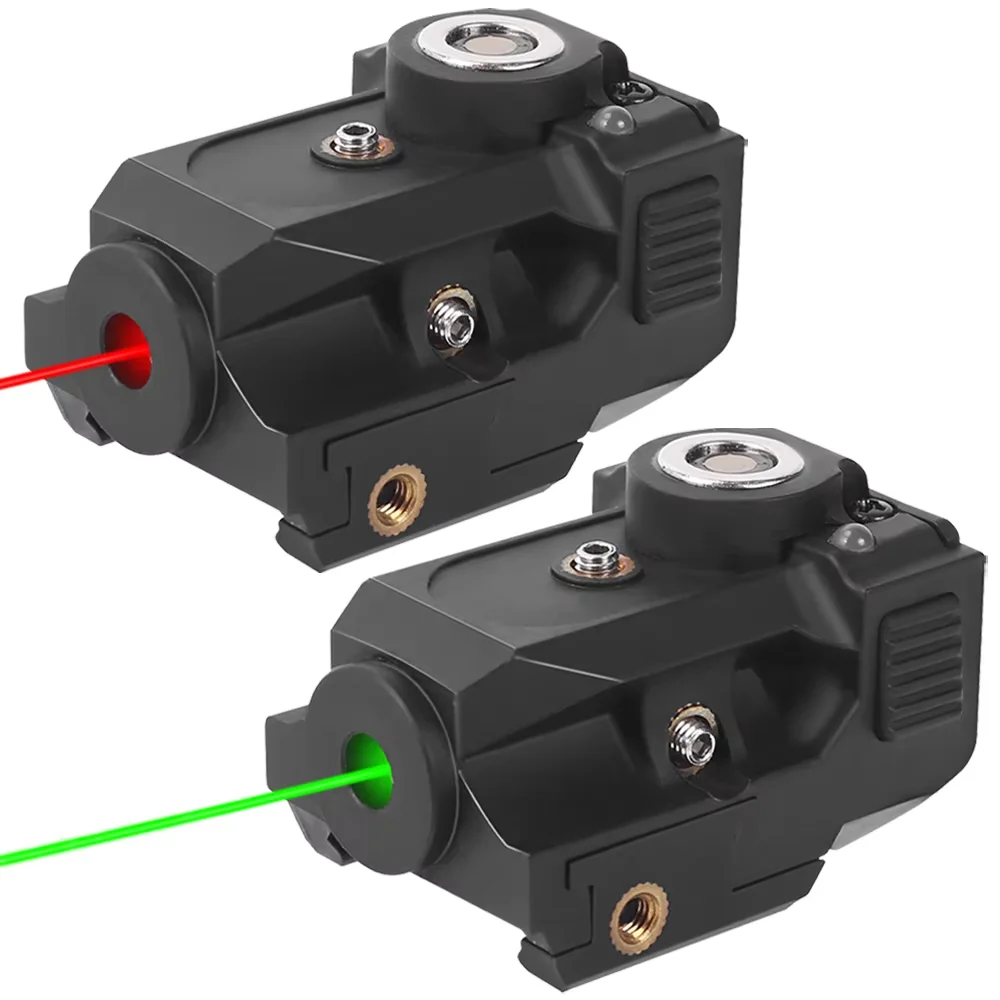 Mira láser táctica roja y verde para pistola con Picatinny 20 mm