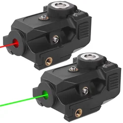 Mira láser táctica roja y verde para pistola con Picatinny 20 mm