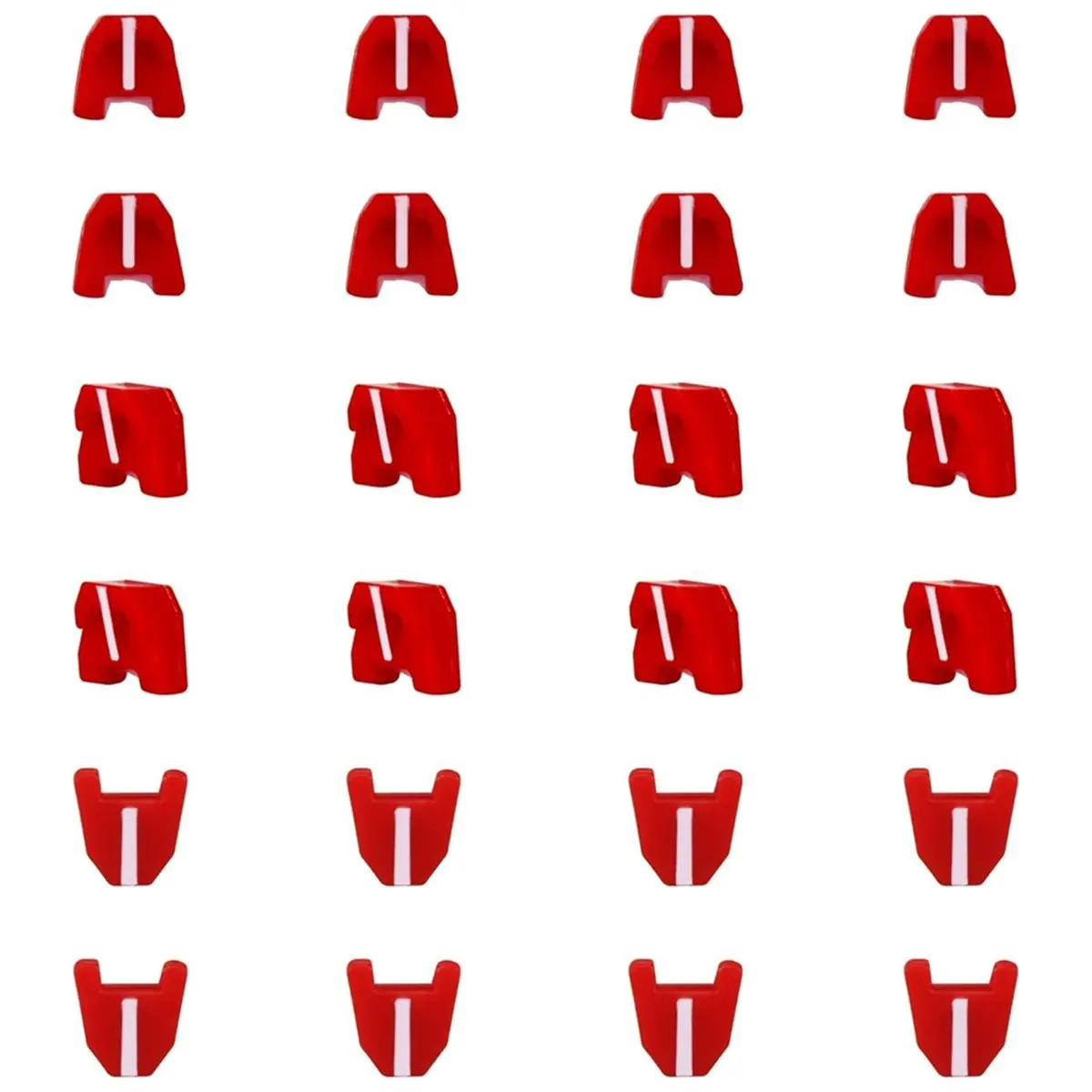 【TODAY-BUY】~@ 24pcs 42-38-0017 No-Mar Pad Kit for Milwaukee M18 2746-20 Nailer Tip, 18 Gauge Nailer for Milwaukee Nailers Bit
