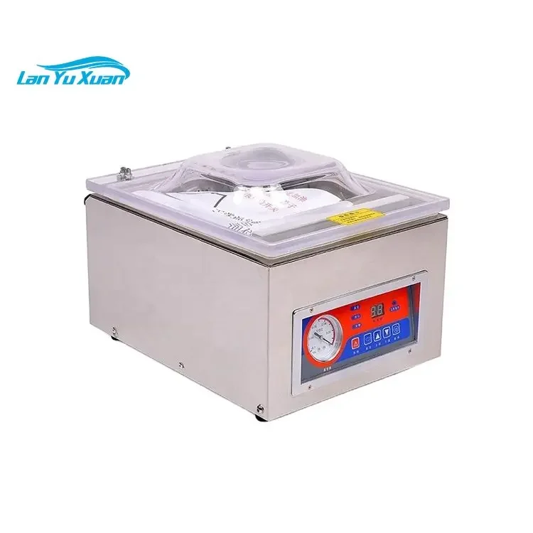 SINOPES DZ-260C Single Chamber Vacuum Packing Machine Desk Type Vacuum Sealer for Food