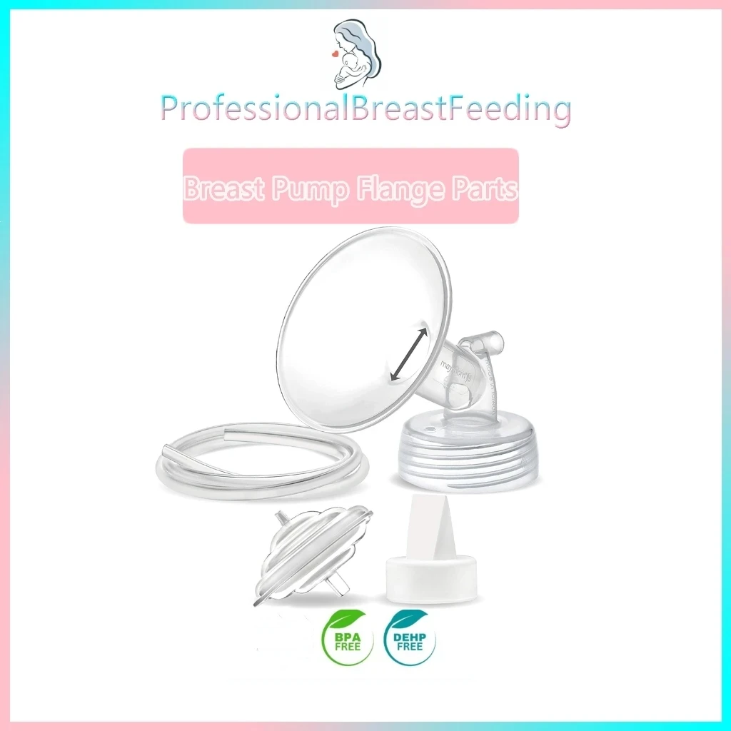 Breast Pump Parts Compatible with Spectra S2 S1,Flange Valve Tube Backflow Protector,Not Original Pump Parts