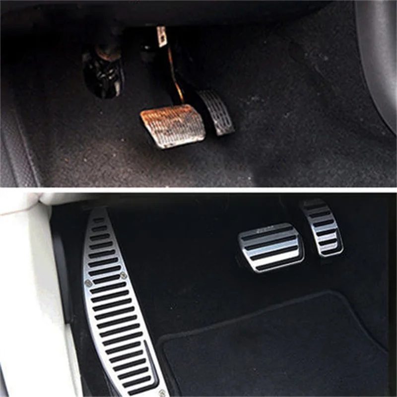 Car interior Accelerator Brake pedal Decoration Cover For VOLVO XC60 V60 S60 S80 XC70 V70 V40 V50 XC40 S40 C30 /GEELY BOYUE LHD