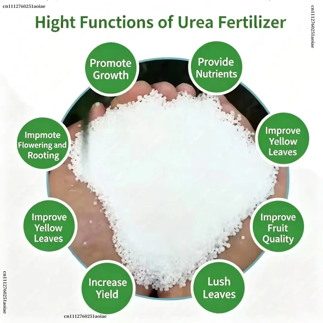 High Quality Urea N46% Fertilizer Agricultural Nitrogen Fertilizer Carbamide Fast Acting Fertilizer High Purity Carbamide