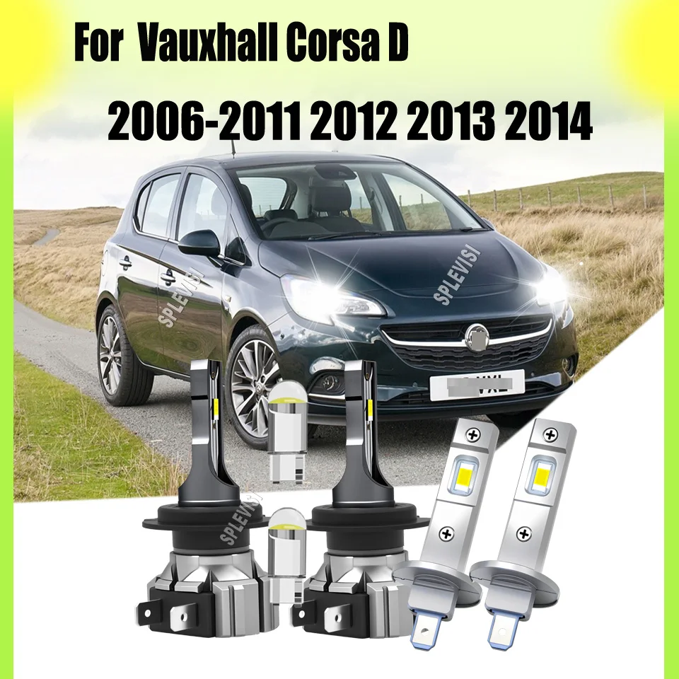 

H1 H7 Plug-and-Play Car Headlight Kit for Quick Setup For Vauxhall Corsa D 2006 2007 2008 2009 2010 2011 2012 2013 2014