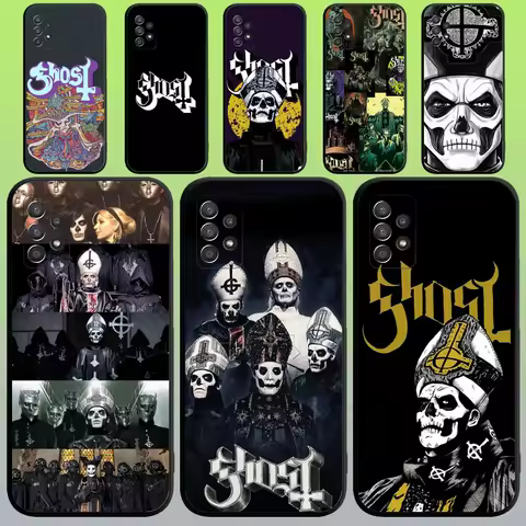 G-Ghost Heavy Metal Band Phone Case For Samsung Galaxy A20,A21s,A22,A31,A32,A52,A53,A72,73,A80,A91 Soft Black Cover