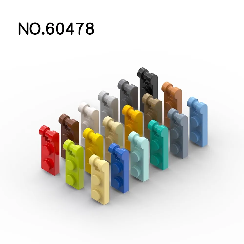 20pcs MOC 60478 Plate Special 1 x 2 with Bar Handle on End Building Blocks Parts DIY Educational Tech Parts Toys