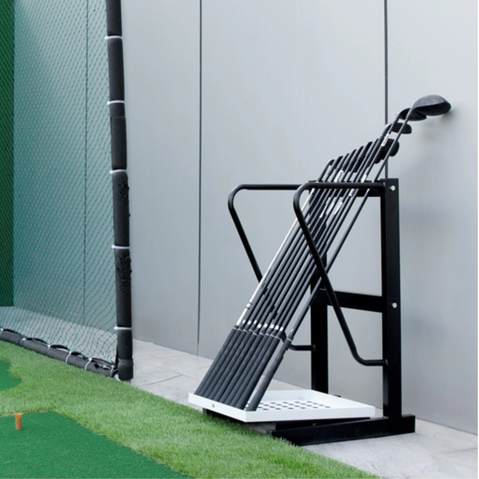 support-de-sac-de-golf-en-acier-perfore-avec-trous-de-drainage-grande-capacite-rectangulaire-pour-usage-domestique