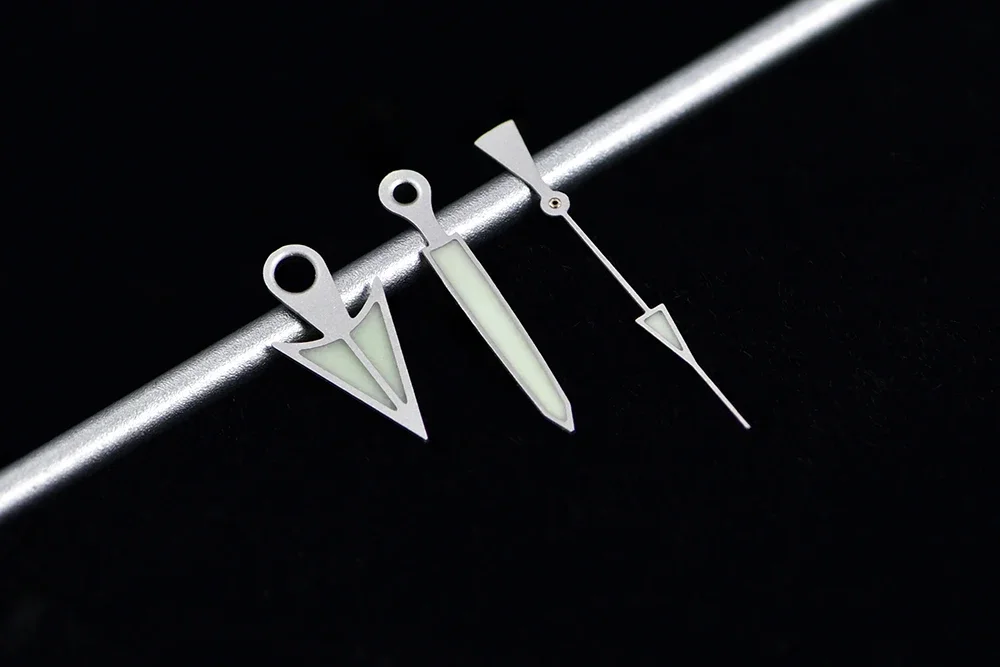 HEIMDALLR Accessori per orologi C3 Lancette verdi luminose da 18 mm Lancette per orologio subacqueo con movimento NH35A NH36A