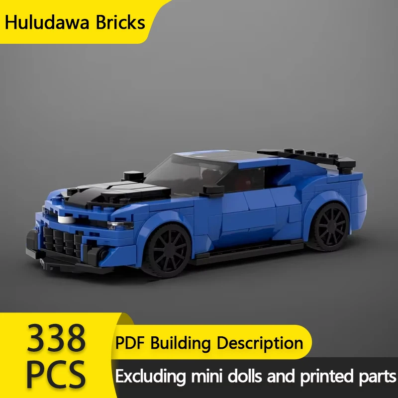 City Car Speed Champion Model MOC Building Bricks ZL1 1LE Sports Car Modular Technology Gift Holiday Assemble Children Toys Suit