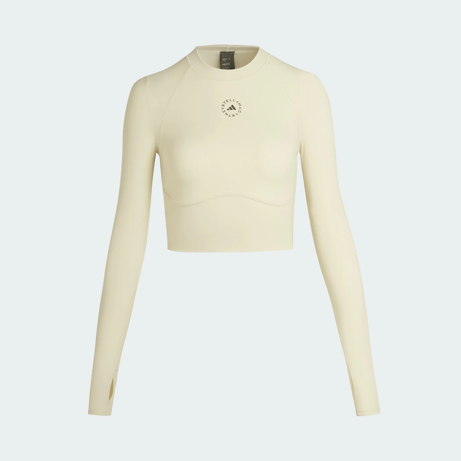 

Adidas genuine 2025 women's short sports slim fit classic long sleeved T-shirt JM1403