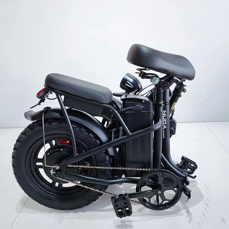 X6 800W Foldable Electric Bike 48V 30Ah Lithium Battery 20×3.75 Fat Tires Dual Disc Brakes Off-Road E-Bike for Adults image 8