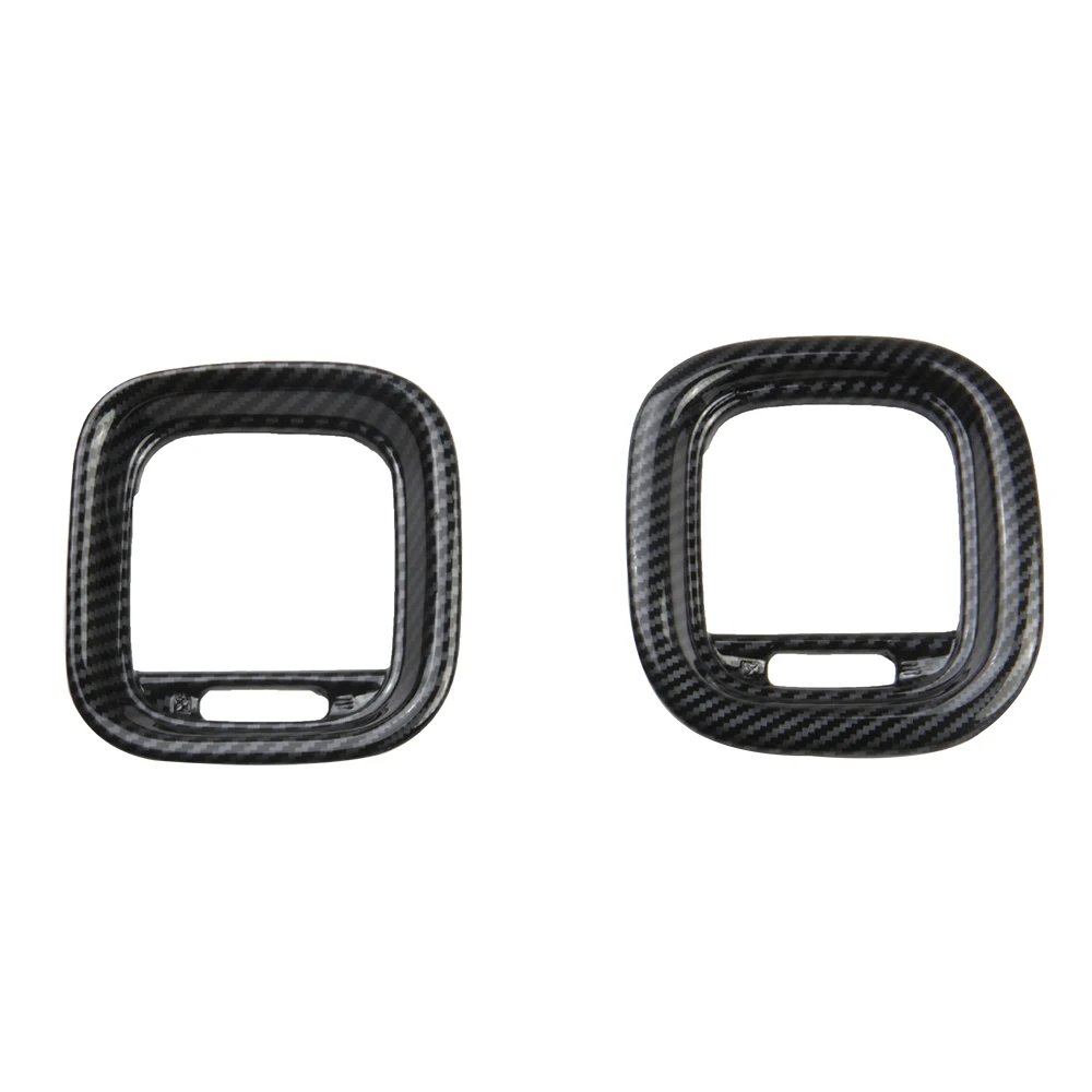 

Dashboard Air Vent Outlet Cover Trim for Dodge Charger 2016-2021 ABS Carbon Fiber Color