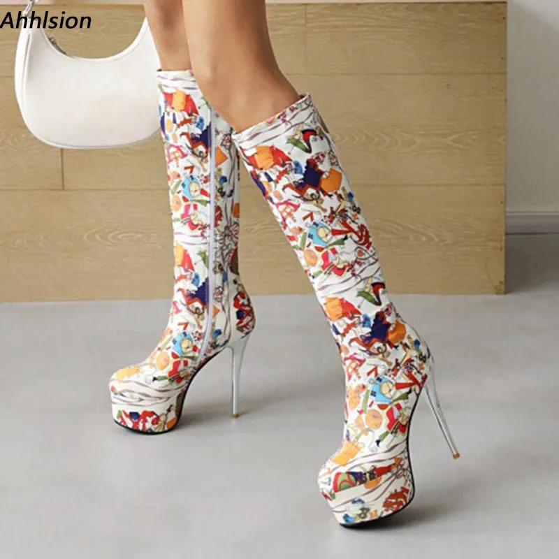 Новинка, женские зимние блестящие туфли на молнии, на тонком каблуке, с круглым носком, красивые Серебристые блестящие туфли, размеры 4-10,5