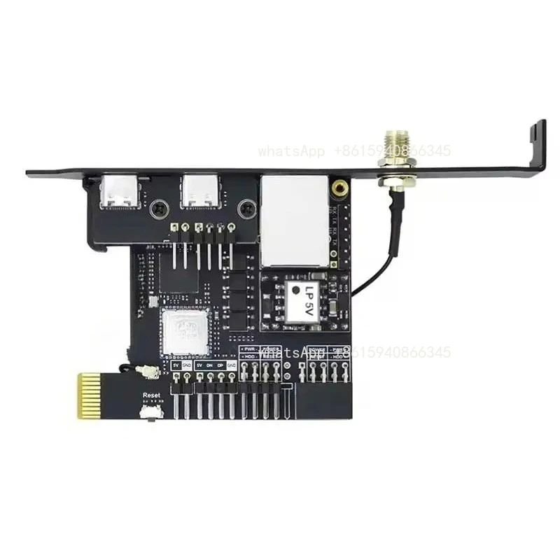 PCIe KVM Over IP remote control card, HDMI output, Mini PiKVM for desktop servers, remote access and management