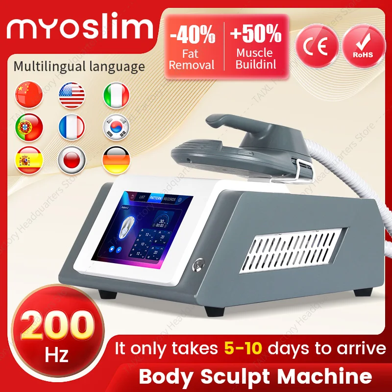 Professional MYOslim 15Tes Body Shape Machine Beauty Equipment Fat Loss and Muscle Gain Suitable for Personal and Family Use