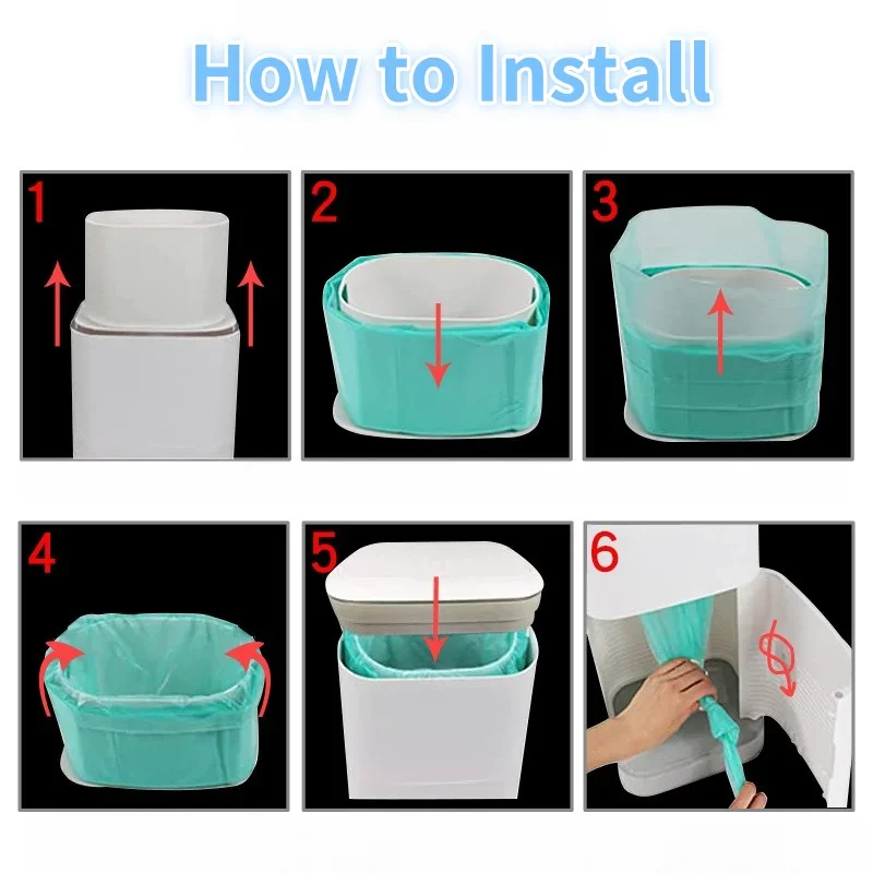 Diaper Refill Liners – Compatible with Dekor PLUS Refill-Disposable Diaper Pail Liners Diaper Refill Bags–Baby Scented Refills view 4