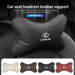 Car Headrest Lumbar Support Car Neck Pillow Waist Cushion For Lexus CT ES GS NX IS250 CT200h IS300h ES300h ERX400h NX300h