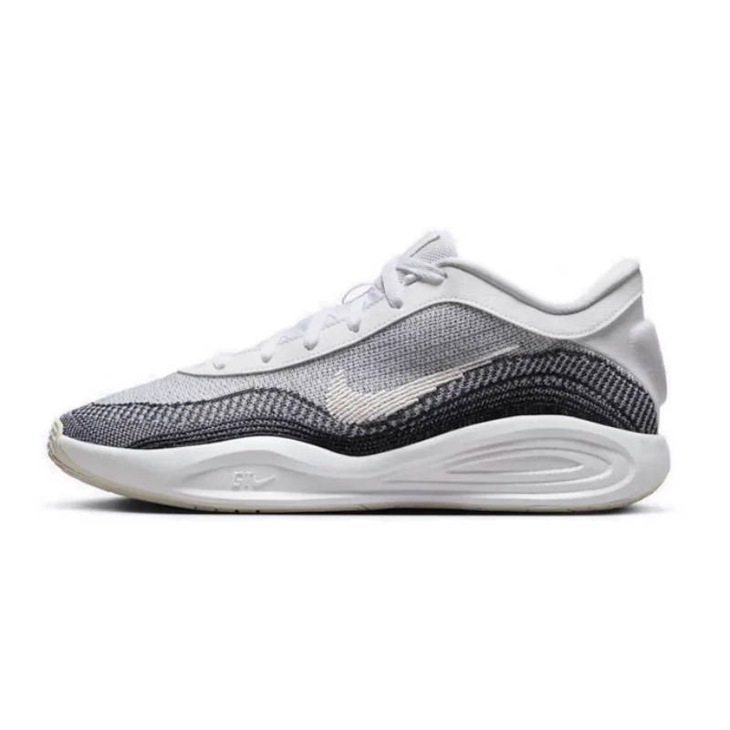 

Nike Cushioning and Rebound Wrap-Around Strong Training Court Men's Actual Game Basketball Shoes New Model Ankle-Fitting Non-Abrasive Foot Support Sports Low-Top Basketball Shoes G.T Hustle Academy Black and White Versatile Simple Casual Basketball Shoes,
