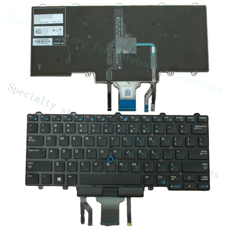 A+ 0D19TR FOR DELL Latitude E5450 E7450 E7470 E5470 0D19TR US Backlit Keyboard